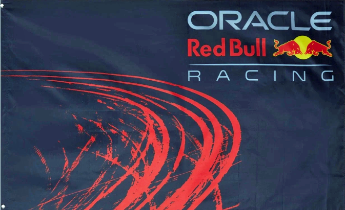 Red bull racing Oracle red bull official flag with two eyelets