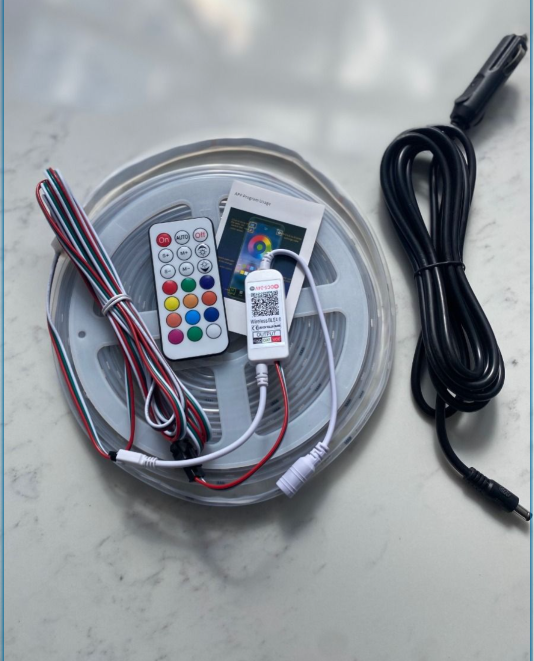 8m Dream chaser Led multifunction lights 12v with app for telescopic flag pole