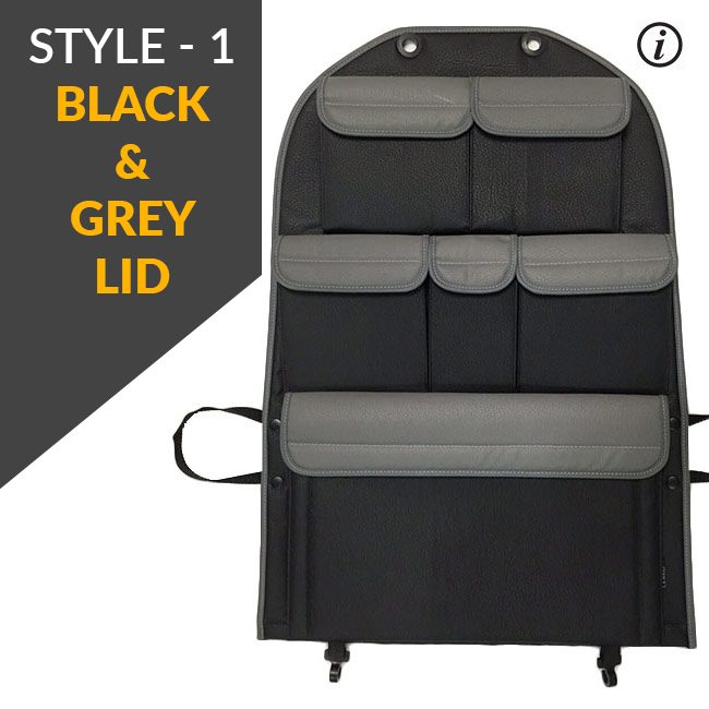 For Mercedes Vito Leatherette Captain Seat Back Organiser Campervan Storage - Van-X