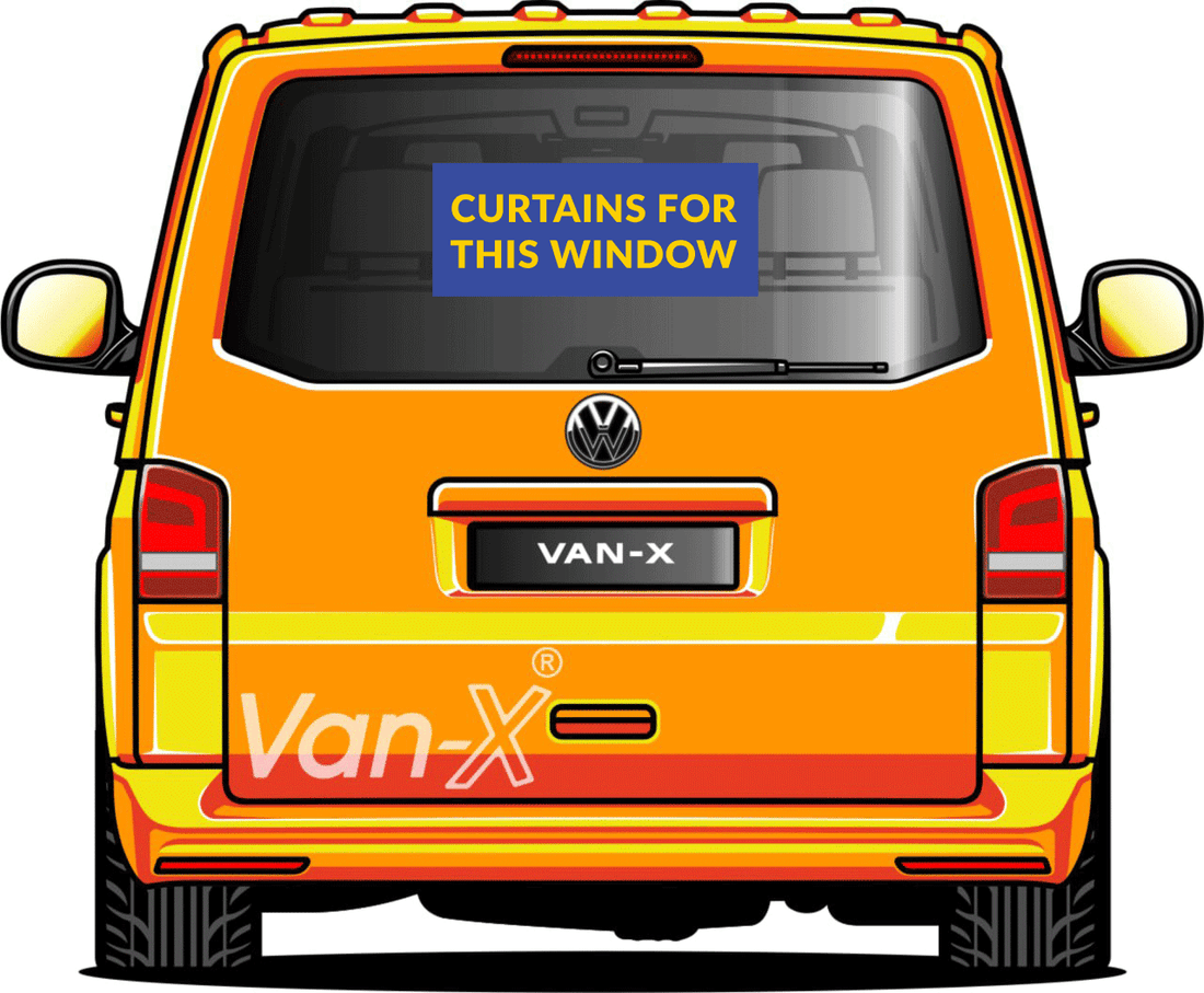 For VW T5 Window Curtains Eco-Line - Grey | Van-X