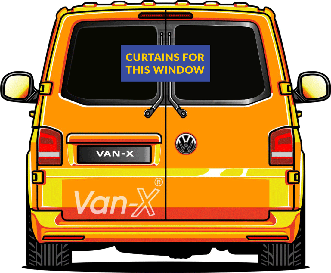 For VW T4 Window Curtains Eco-Line - Grey | Van-X