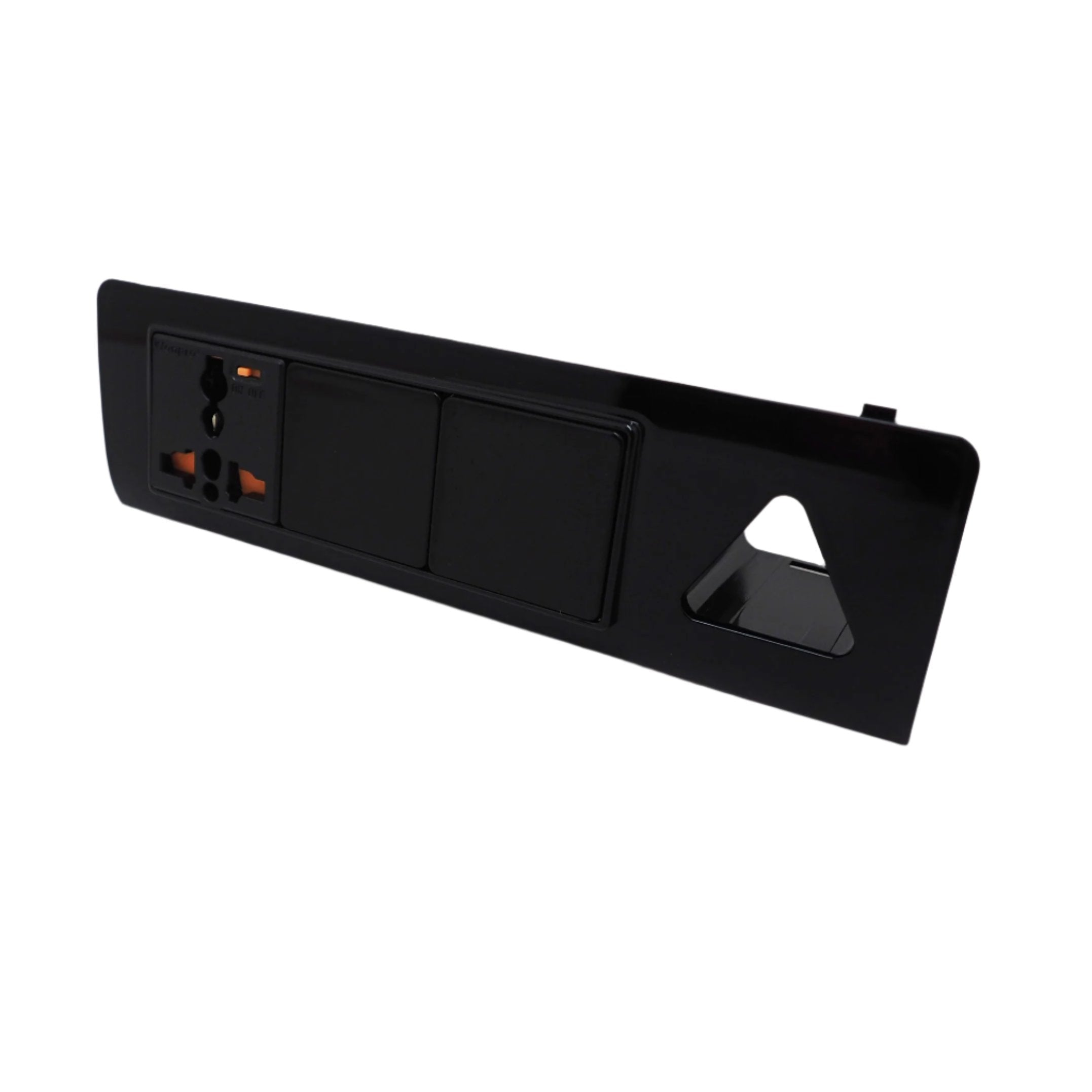 For VW T5 & T5.1 Transporter Gloss Black Hazard Warning Light Switch – Painted & Ready to Fit