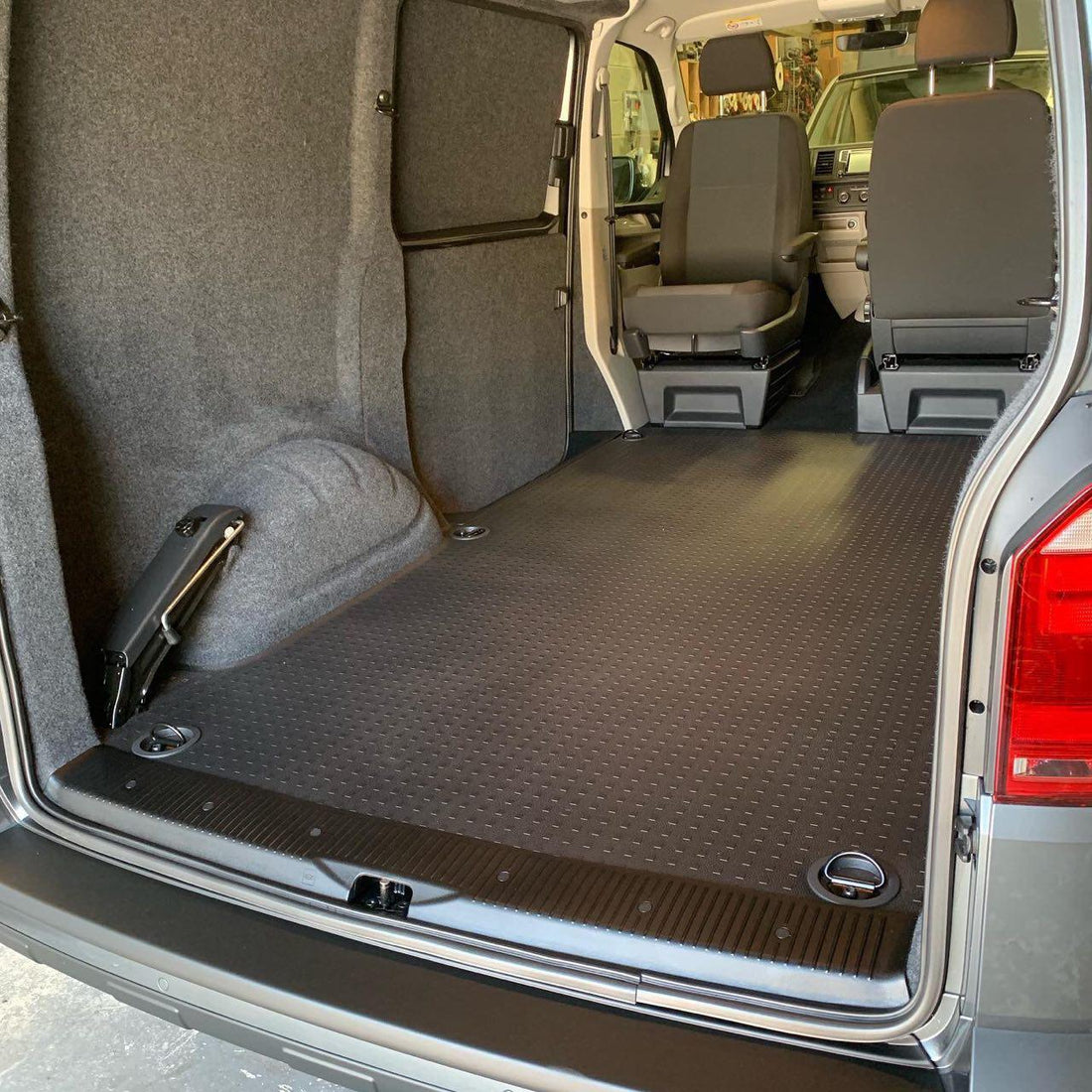 For VW T6 Transporter V2 Rear Tailgate Threshold Cover Plastic Full Length | Van-X