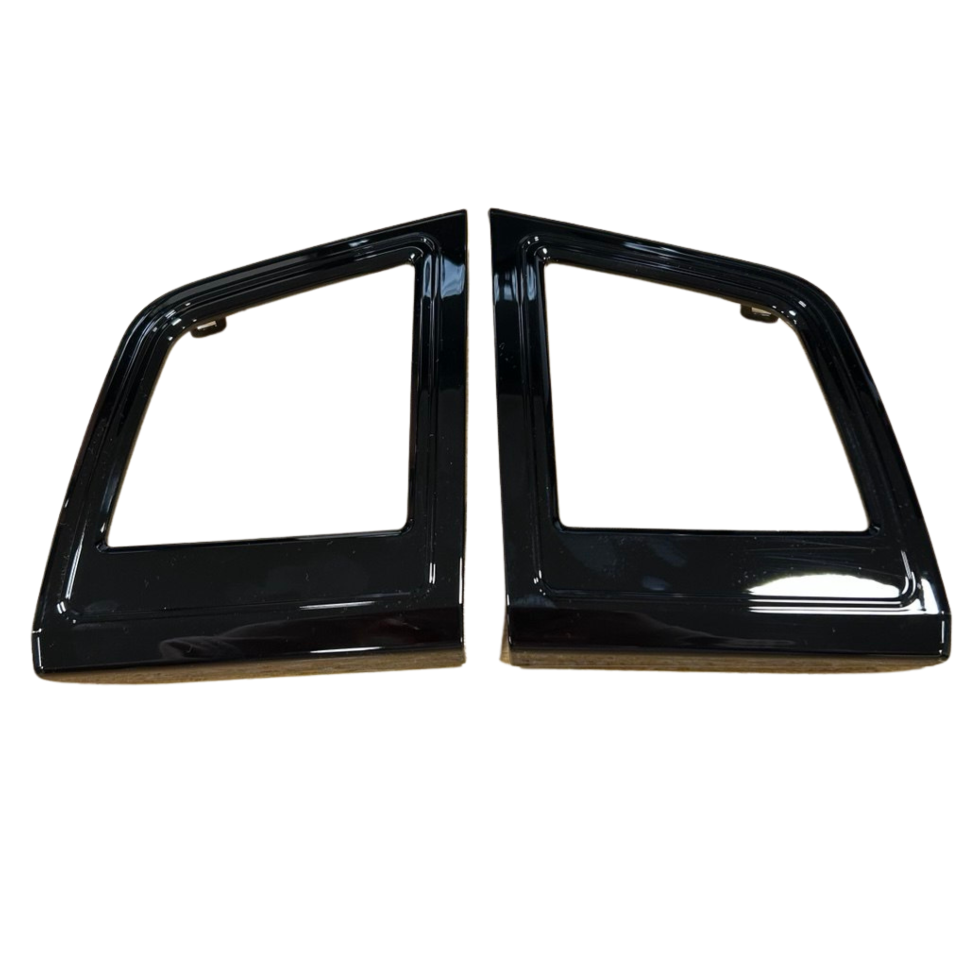 For VW T6 Transporter Dashboard Air Vent Trims (Set of 2) - Gloss Black | Van-X