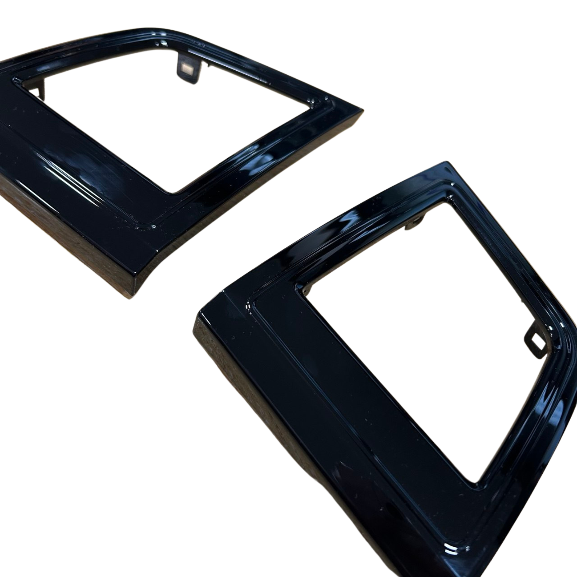 For VW T6 Transporter Dashboard Air Vent Trims (Set of 2) - Gloss Black | Van-X