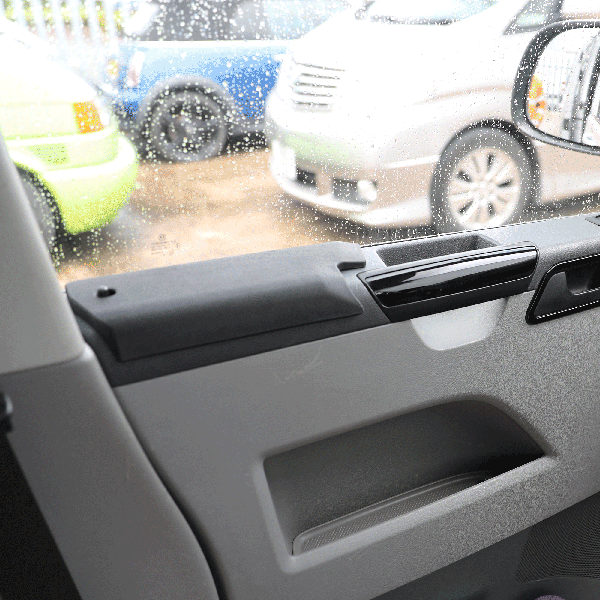 For VW T5, T5.1 Transporter Door Card Arm Rest PU Foam campervan ideas