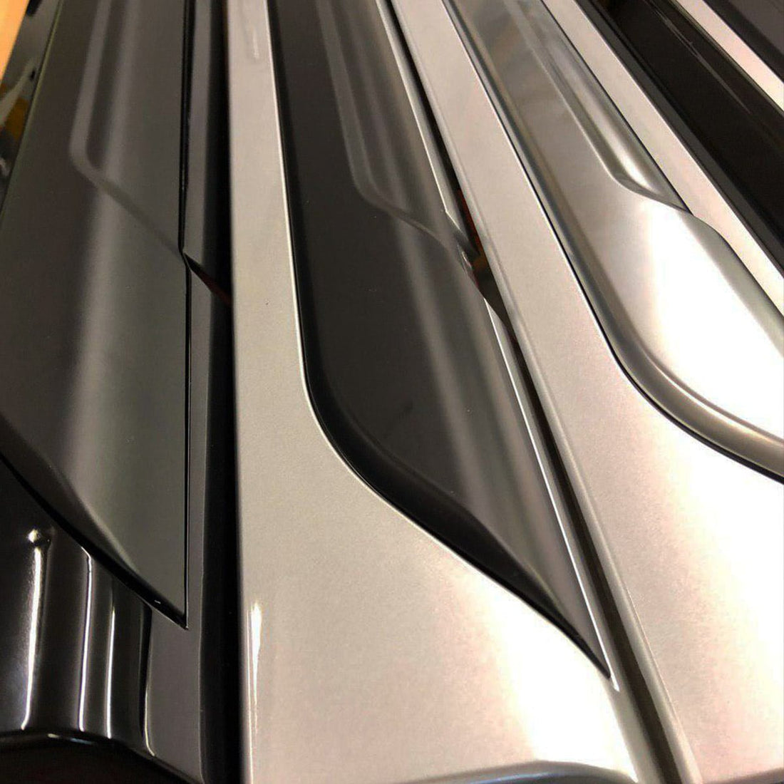 For VW T6.1 Transporter SWB ABS Side Skirts Painted In Reflex Silver Painted and Ready to Fit