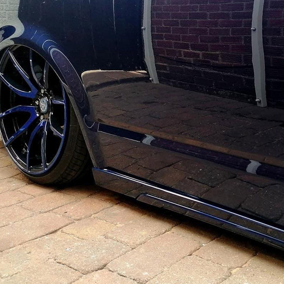 For VW T6.1 Transporter SWB ABS Side Skirts Painted In Reflex Silver Painted and Ready to Fit