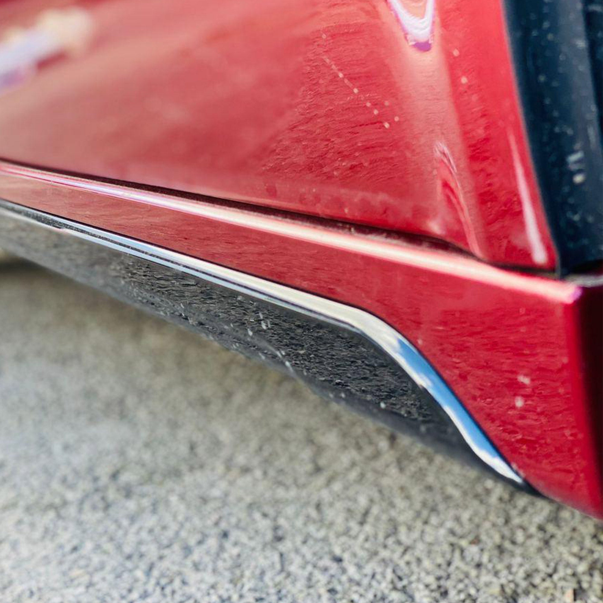 For VW T6 Transporter SWB Side Skirts Candy White Plastic Painted and Ready to Fit