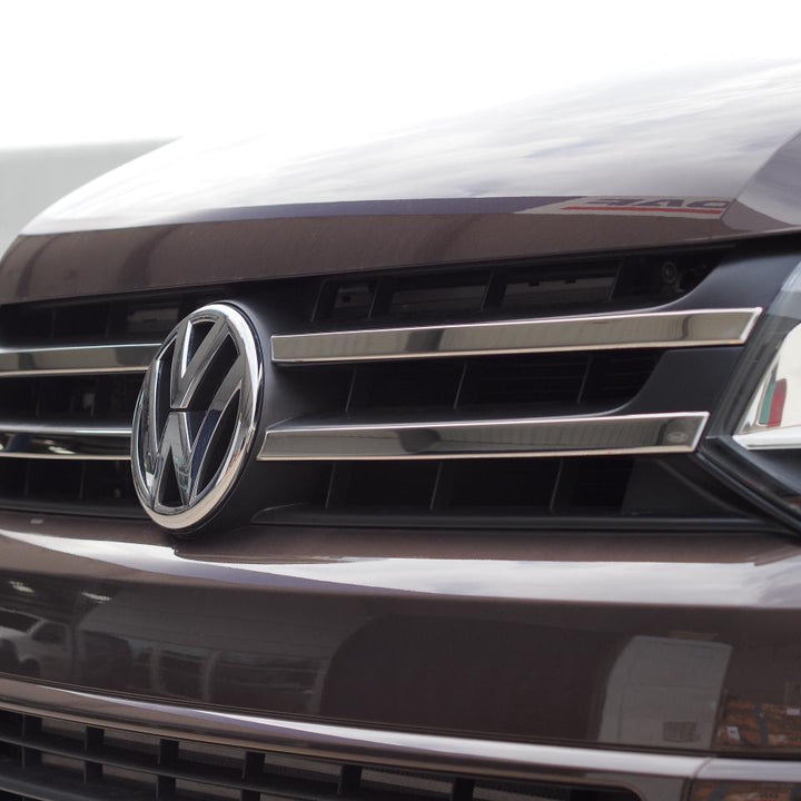 For VW T5.1 Transporter Twin-Line Front Grille Trim (4 Piece) | Stainless Steel Styling | Van-X