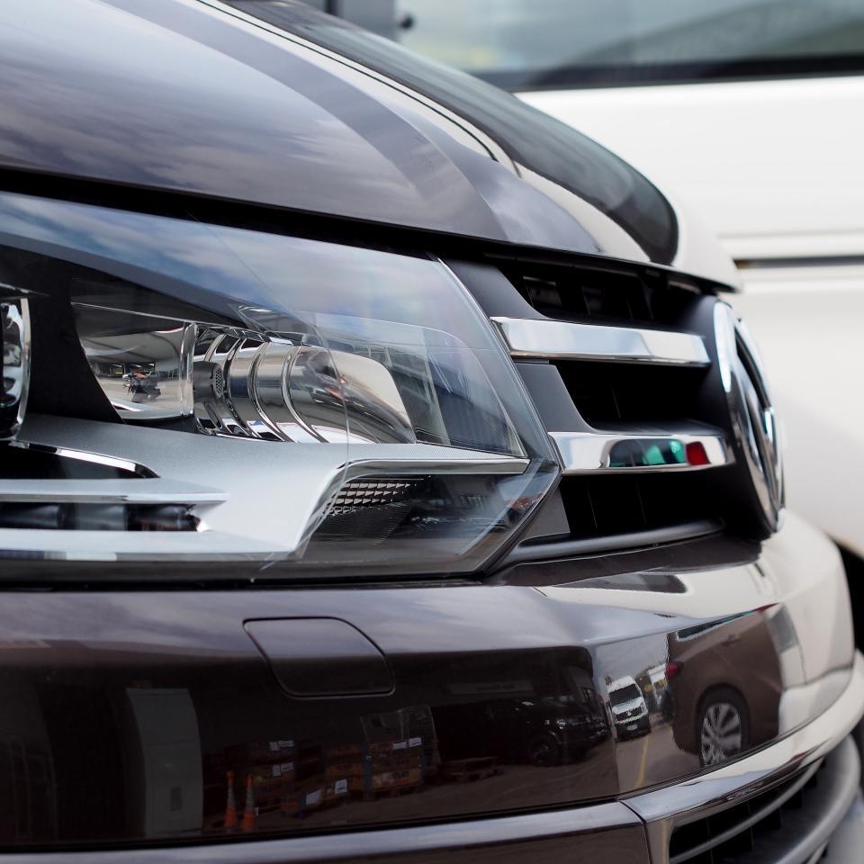 For VW T5.1 Transporter Twin-Line Front Grille Trim (4 Piece) | Stainless Steel Styling | Van-X