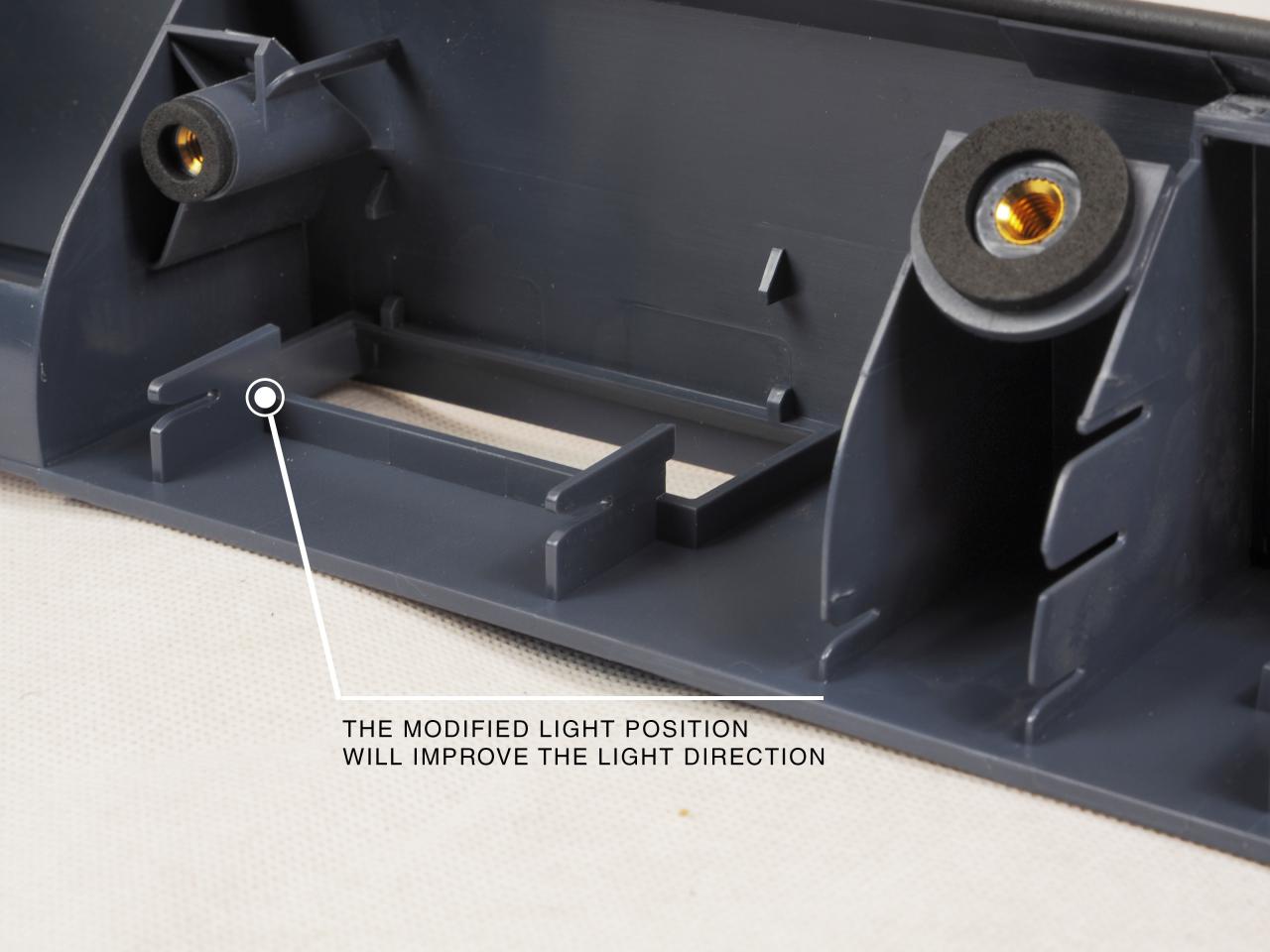 For VW T6 Transporter Barn Door Number Plate Unit – Primer Trim, Ready to Paint & Fit – Van-X