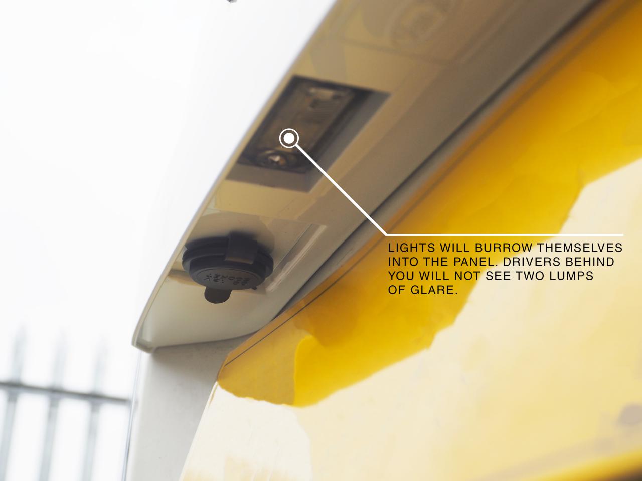 For VW T6 Transporter Barn Door Number Plate Unit – Primer Trim, Ready to Paint & Fit – Van-X