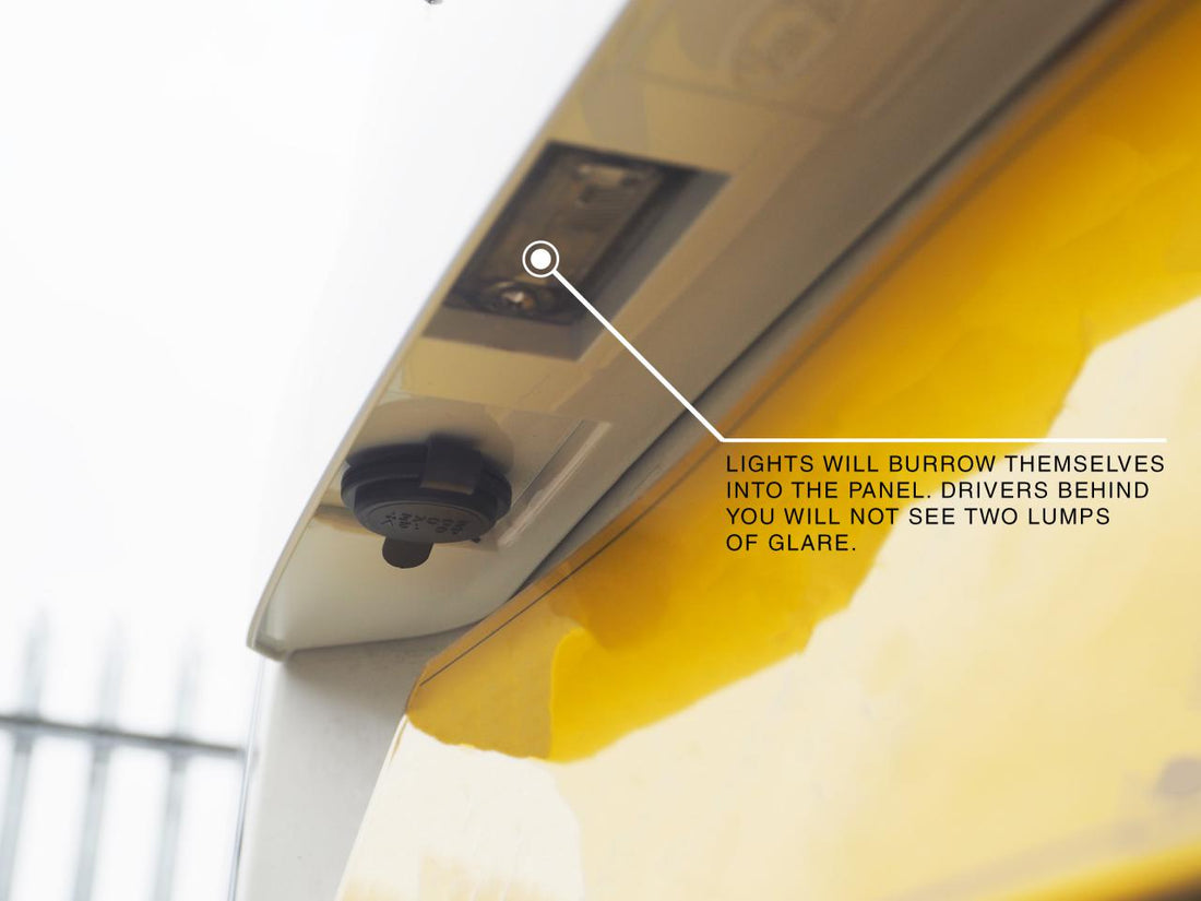 For VW T5/T5.1 Transporter Barn Door Number Plate Unit – Primer Trim, Ready to Paint & Fit – Van-X