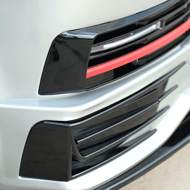 For VW T5.1 Transporter Front Sportline Spoiler & Splitter – T5-X Styling, Painted & Ready to Fit | Van-X
