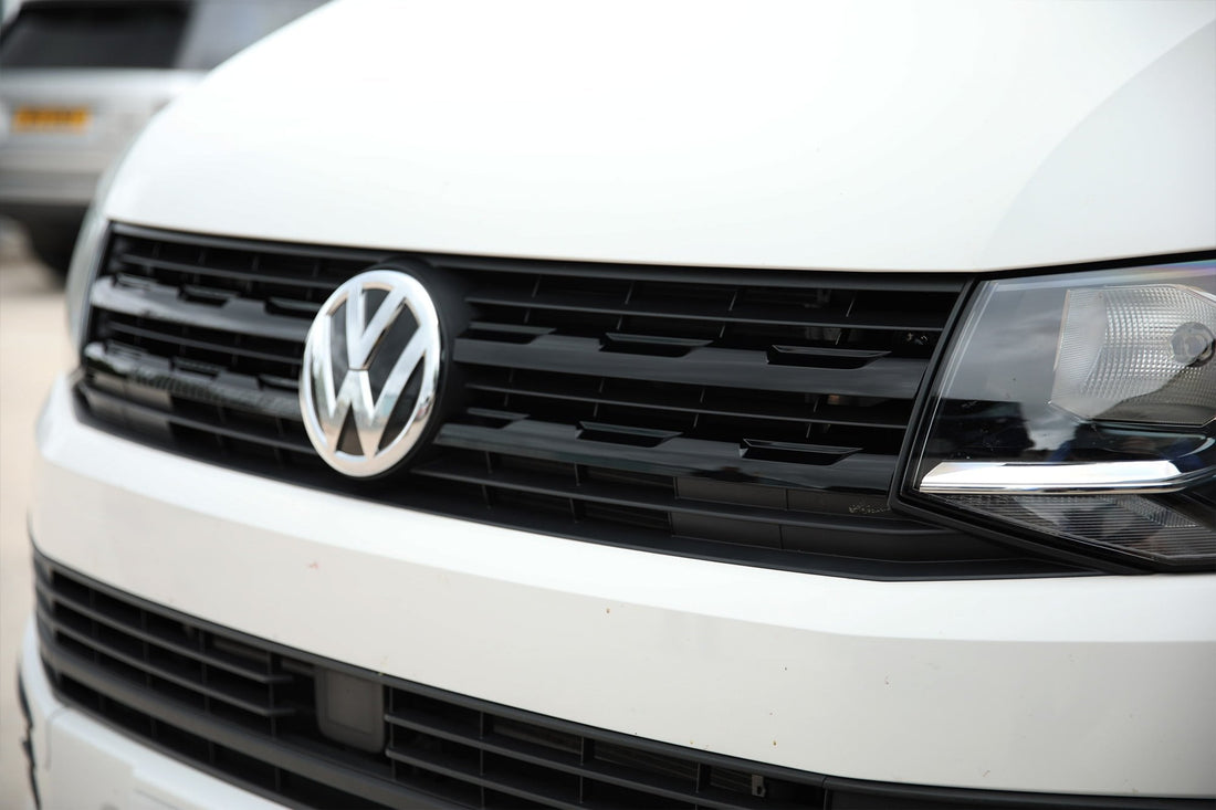 For VW T6 Transporter R-Line Front Grille Trim Kit | Gloss Black | Van-X