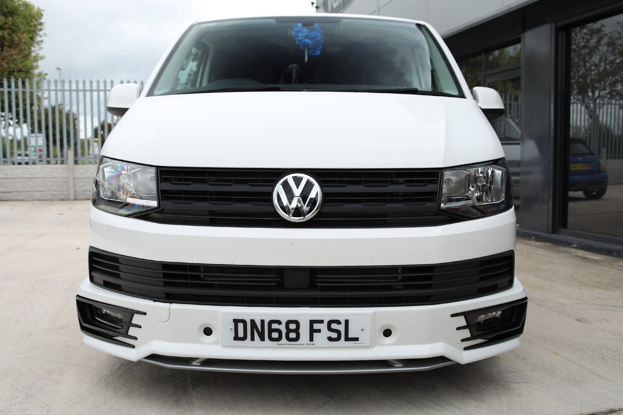 For VW T6 Transporter R-Line Front Grille Trim Kit | Matte Black | Van-X