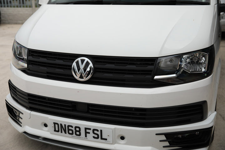 For VW T6 Transporter R-Line Front Grille Trim Kit | Matte Black | Van-X
