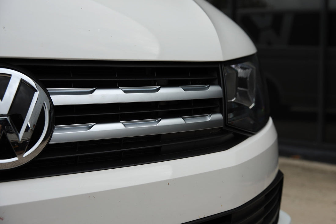 For VW T6 Transporter R-Line Front Grille Trim Kit | Matte Chrome | Van-X