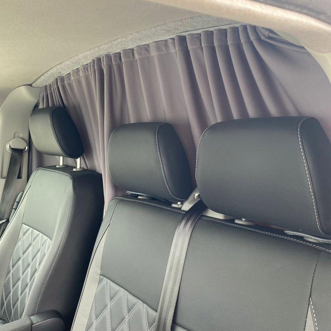 For Ford Transit Custom Cab Divider Curtain Kit with Rail Premium Quality  - Van-X