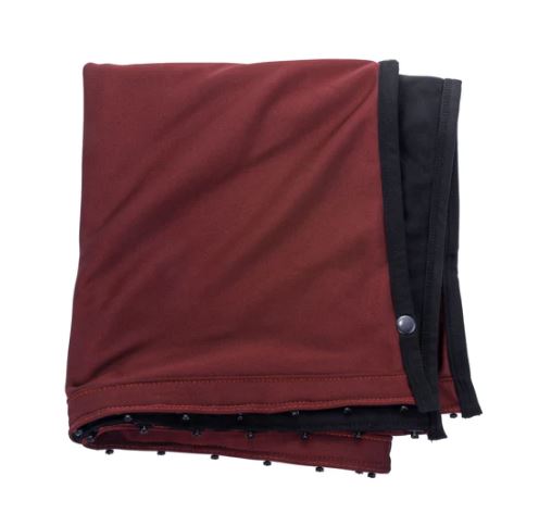 For Fiat Scudo Premium Window Curtains - Black/Burgundy - CREATE YOUR OWN BUNDLE! | Van-X