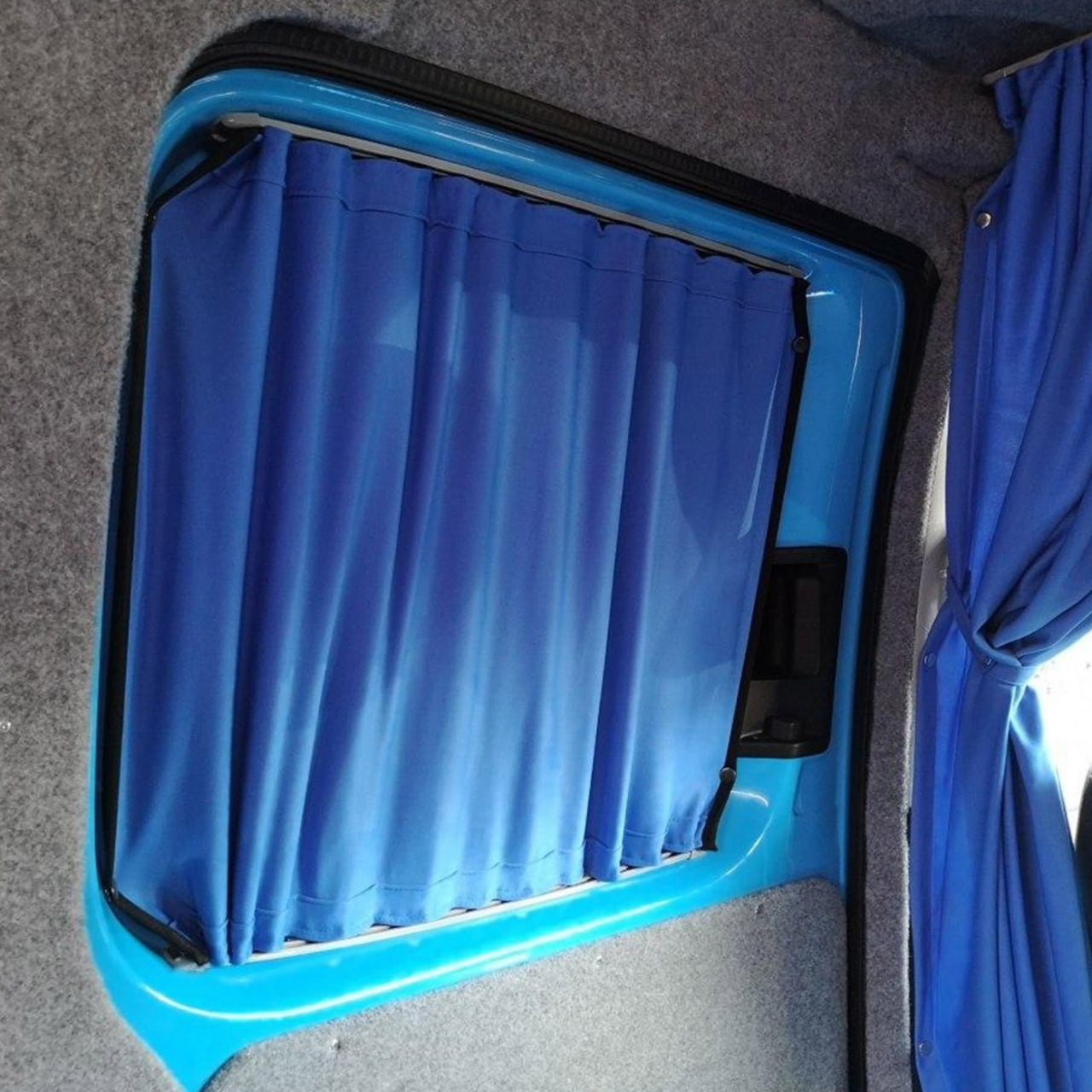 For Peugeot Expert Premium Window Curtains - Black/Blue - CREATE YOUR OWN BUNDLE! | Van-X