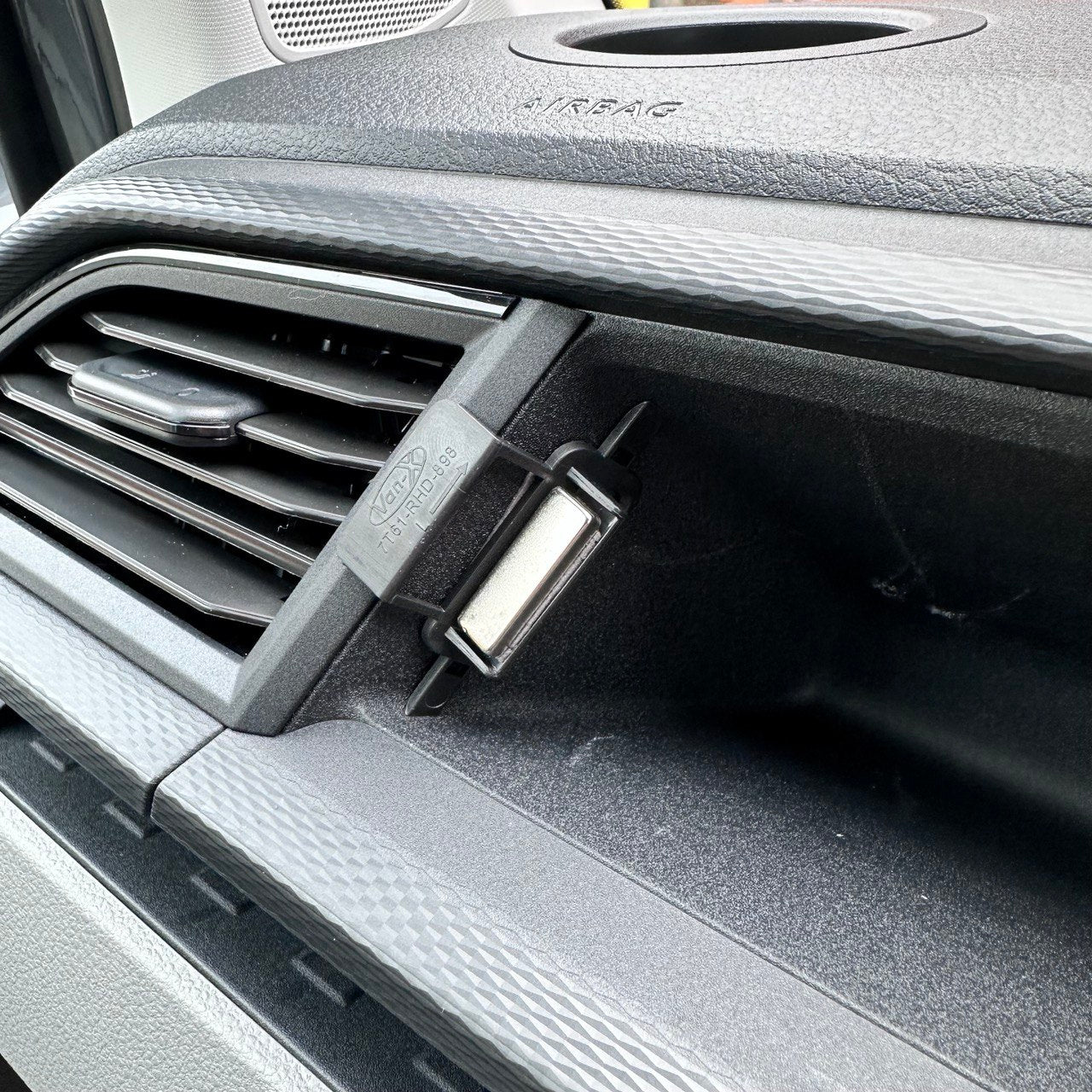 For VW T6.1 Glove Box Magnetic Lid/Cover Gloss Black – Van-X