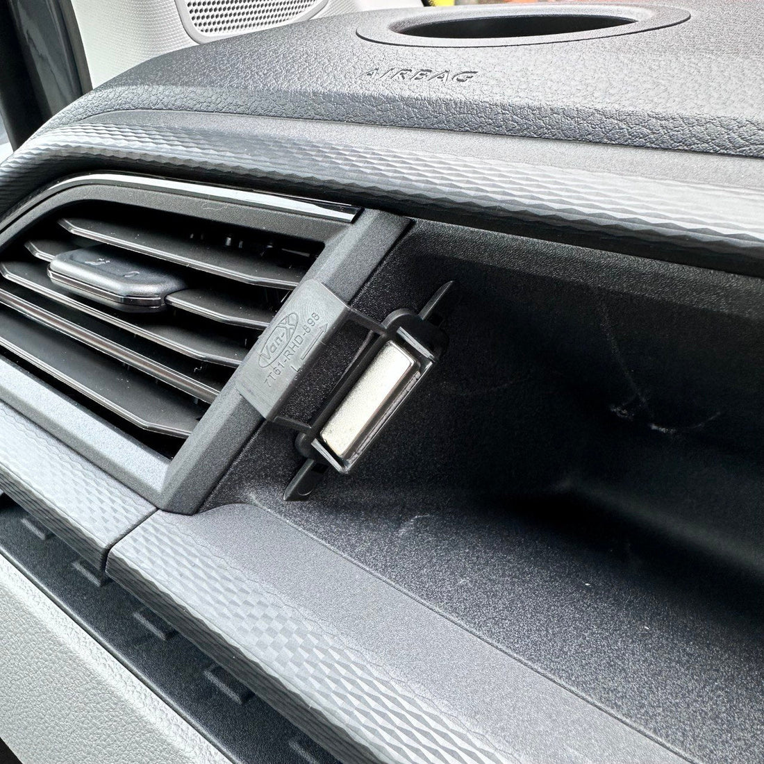 For VW T6.1 Glove Box Magnetic Lid/Cover Gloss Black – Van-X