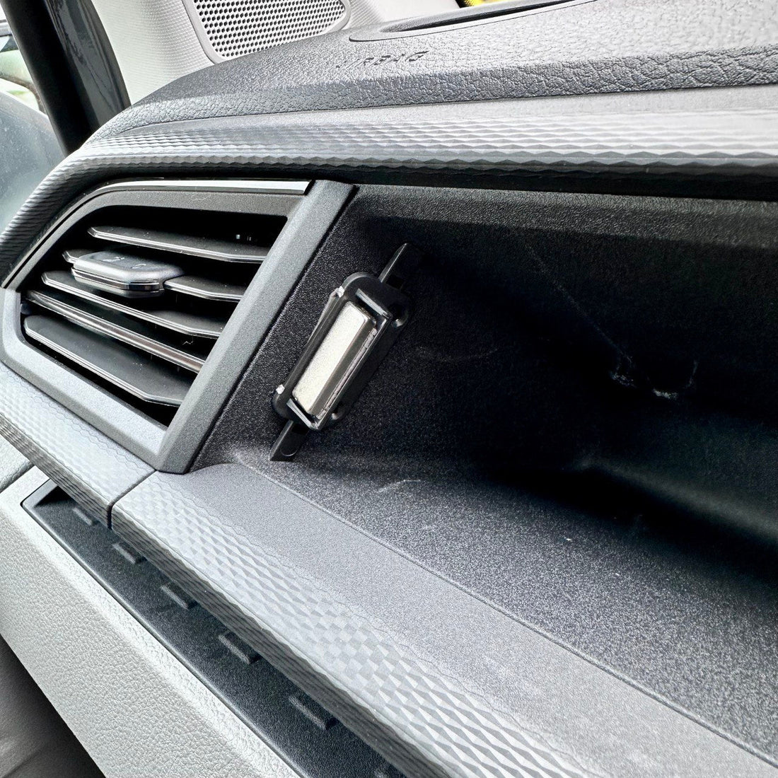For VW T6.1 Glove Box Magnetic Lid/Cover Gloss Black – Van-X
