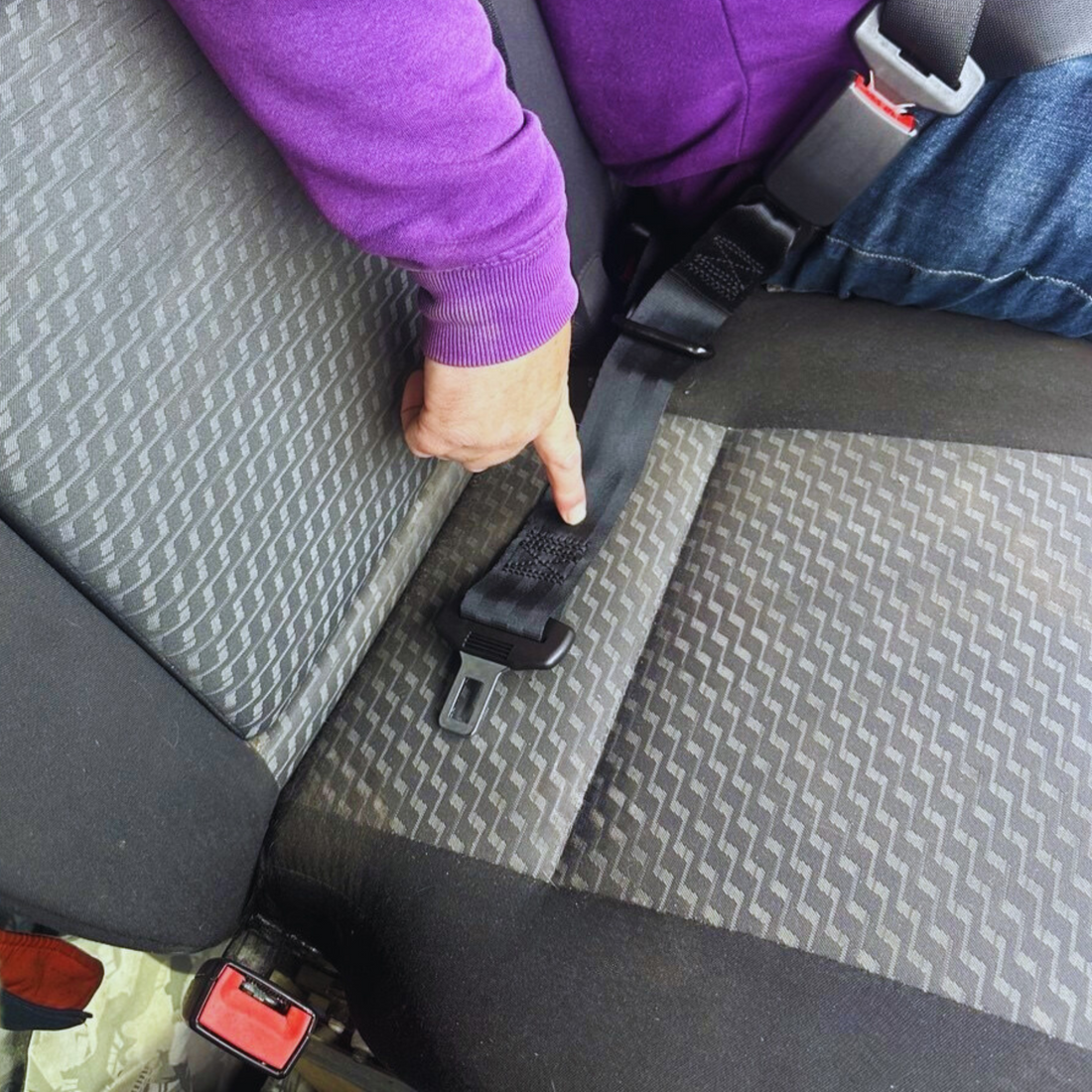 For Citroën Relay Seat Belt Extender – Double Middle Seat Passenger | Van-X
