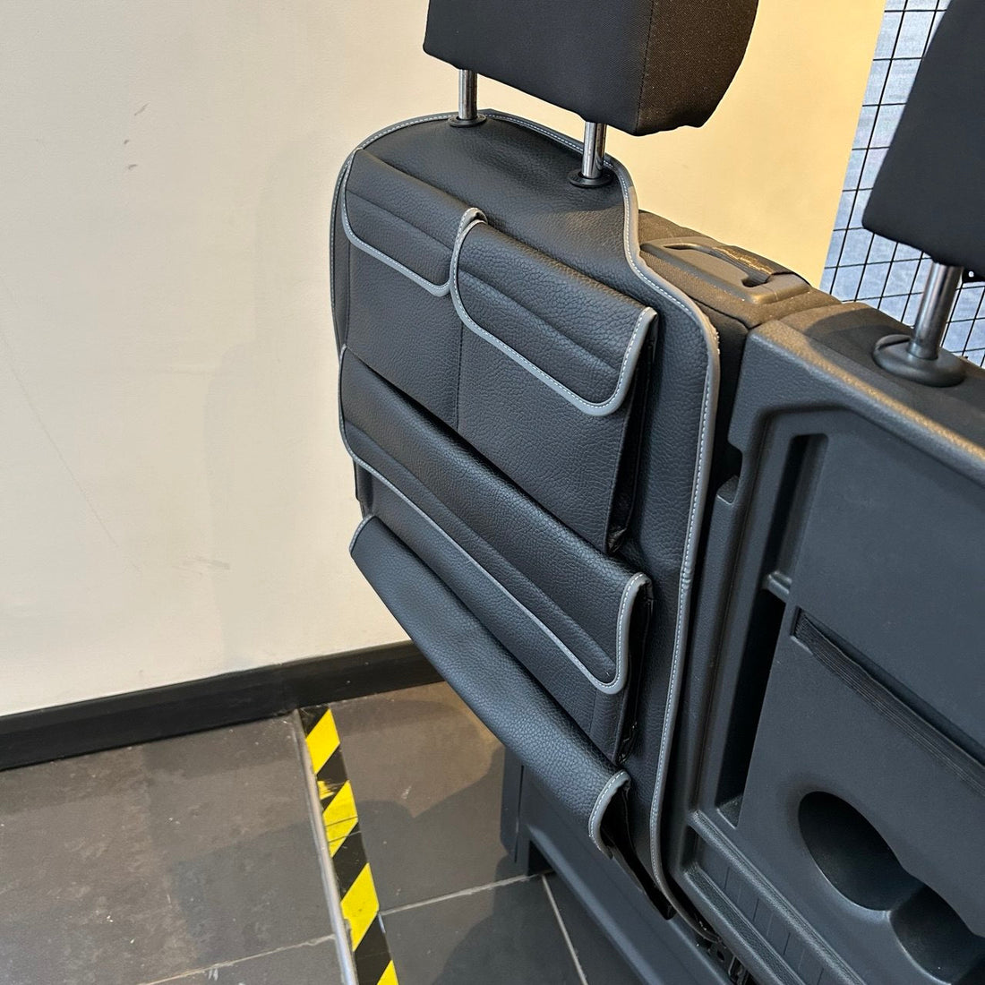 For VW Crafter New Shape Seat Organiser Bundle – Black Durable Storage Solution | Van-X