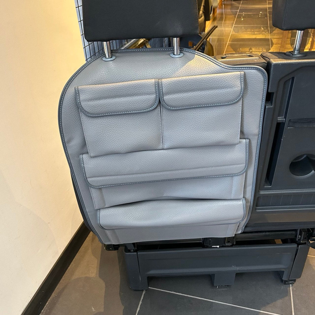 For VW Crafter New Shape Seat Organiser Bundle – Dark Grey Durable Storage Solution | Van-X
