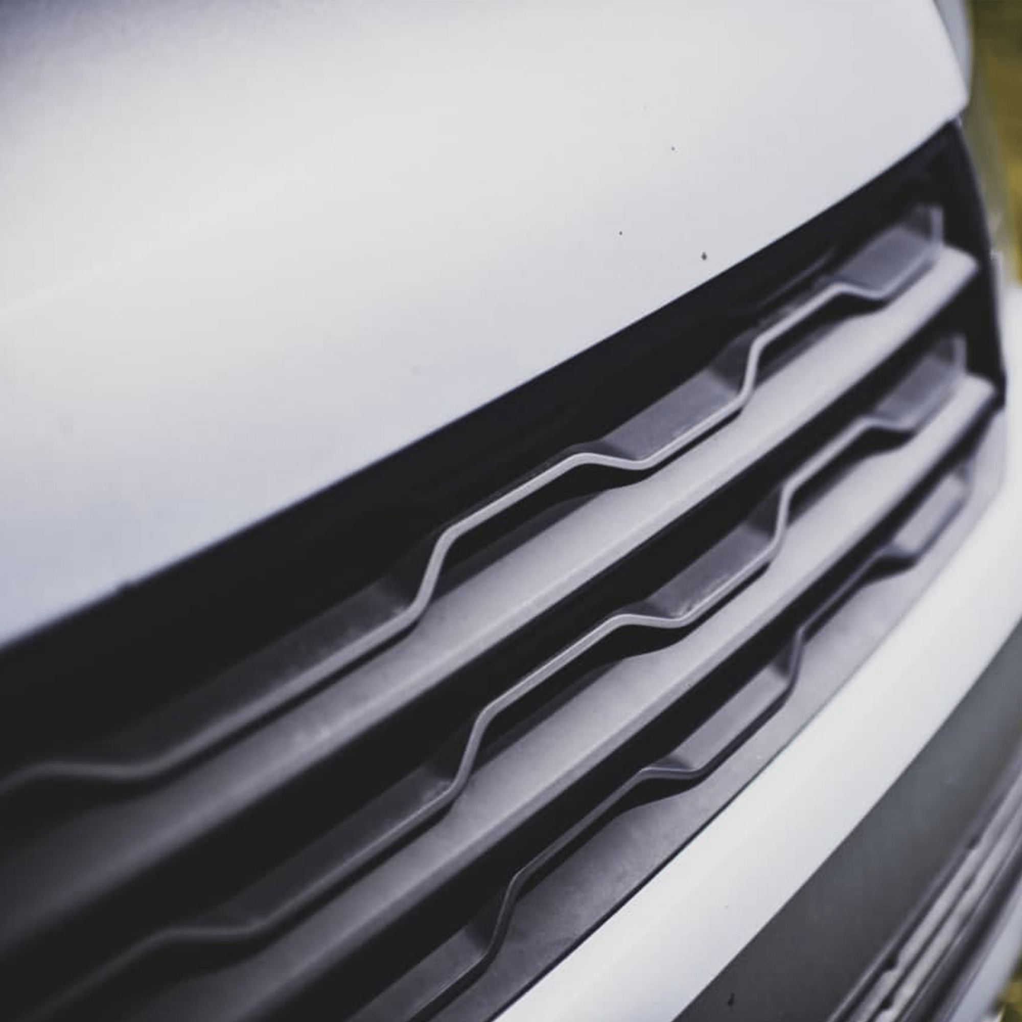 For VW T6 Front R-Line Badgeless Grille Matte Black Upgrade Styling Kit - Van-X