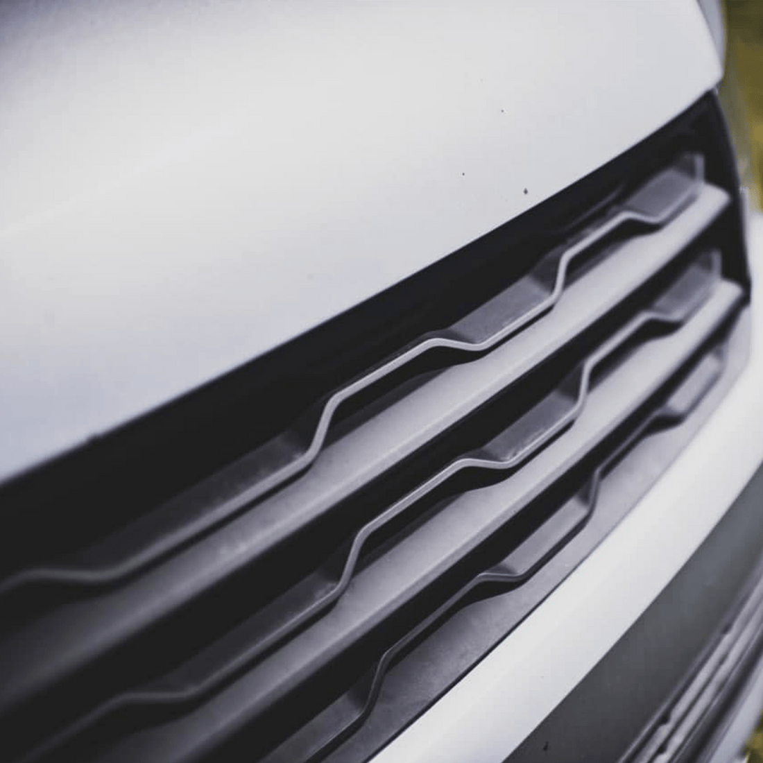 For VW T6 Front R-Line Badgeless Grille Matte Black Upgrade Styling Kit - Van-X