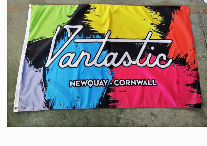Vantastic SPLASH flag 5ft x 3ft with eyelets