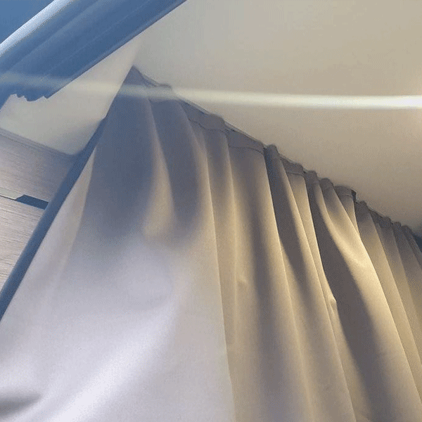 For Peugeot Boxer Motorhome & Campervan Premium Maxi-Cab Divider Curtain with Rail – Van-X