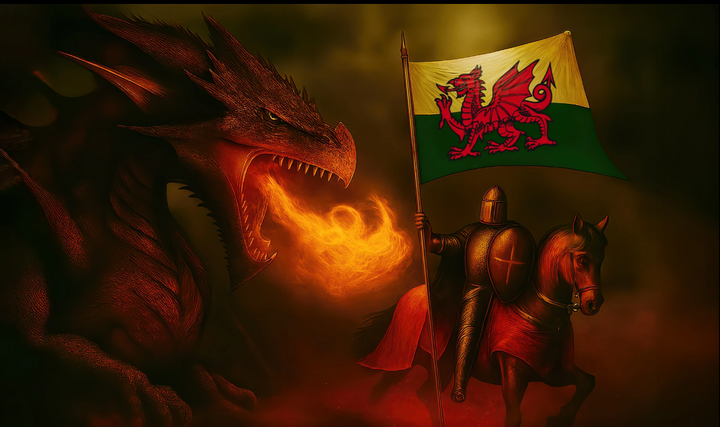 Wales Welsh patriot flag 5ft x 3ft with two eyelets