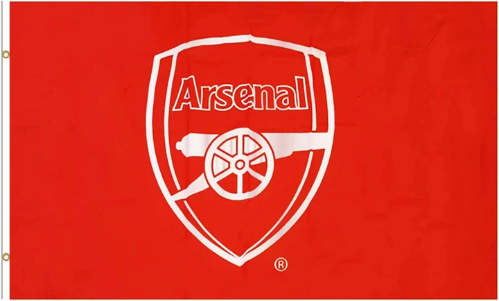 Arsenal core flag 5ft x3ft with eyelets