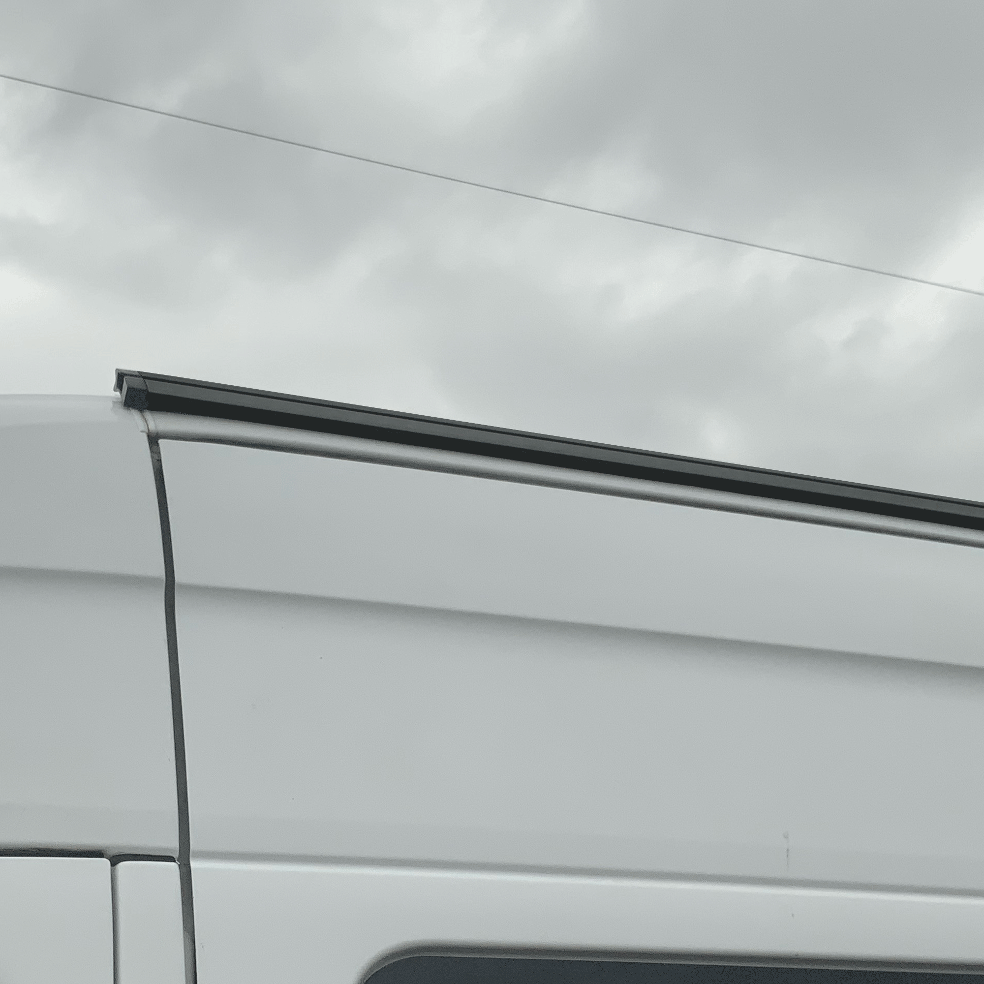 For Mercedes Sprinter / Dodge Sprinter Black Awning Rails – Drive-Away & Reimo Compatible | Van-X