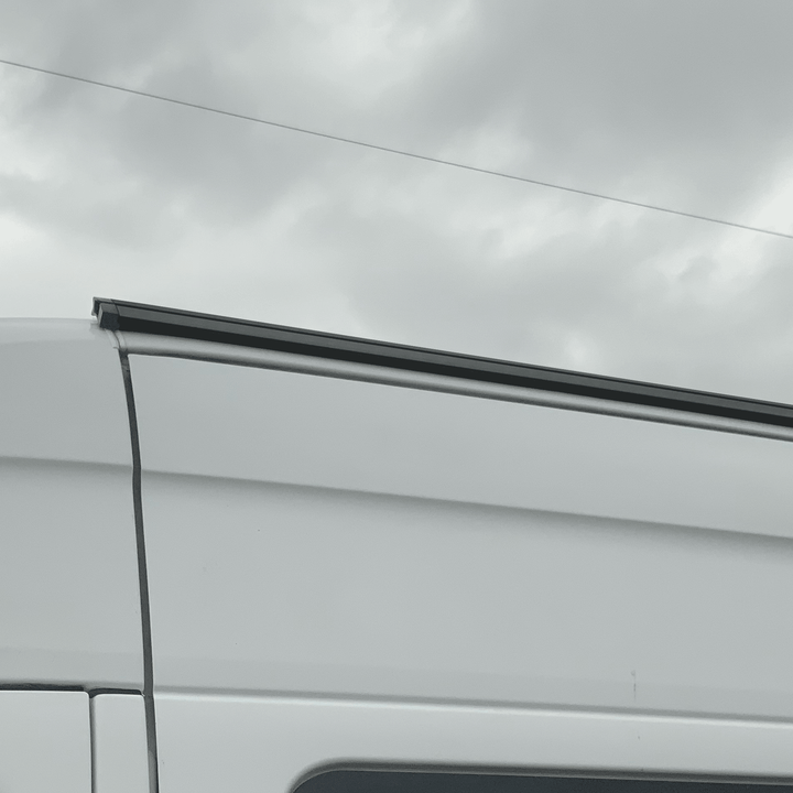 For Mercedes Sprinter / Dodge Sprinter Black Awning Rails – Drive-Away & Reimo Compatible | Van-X