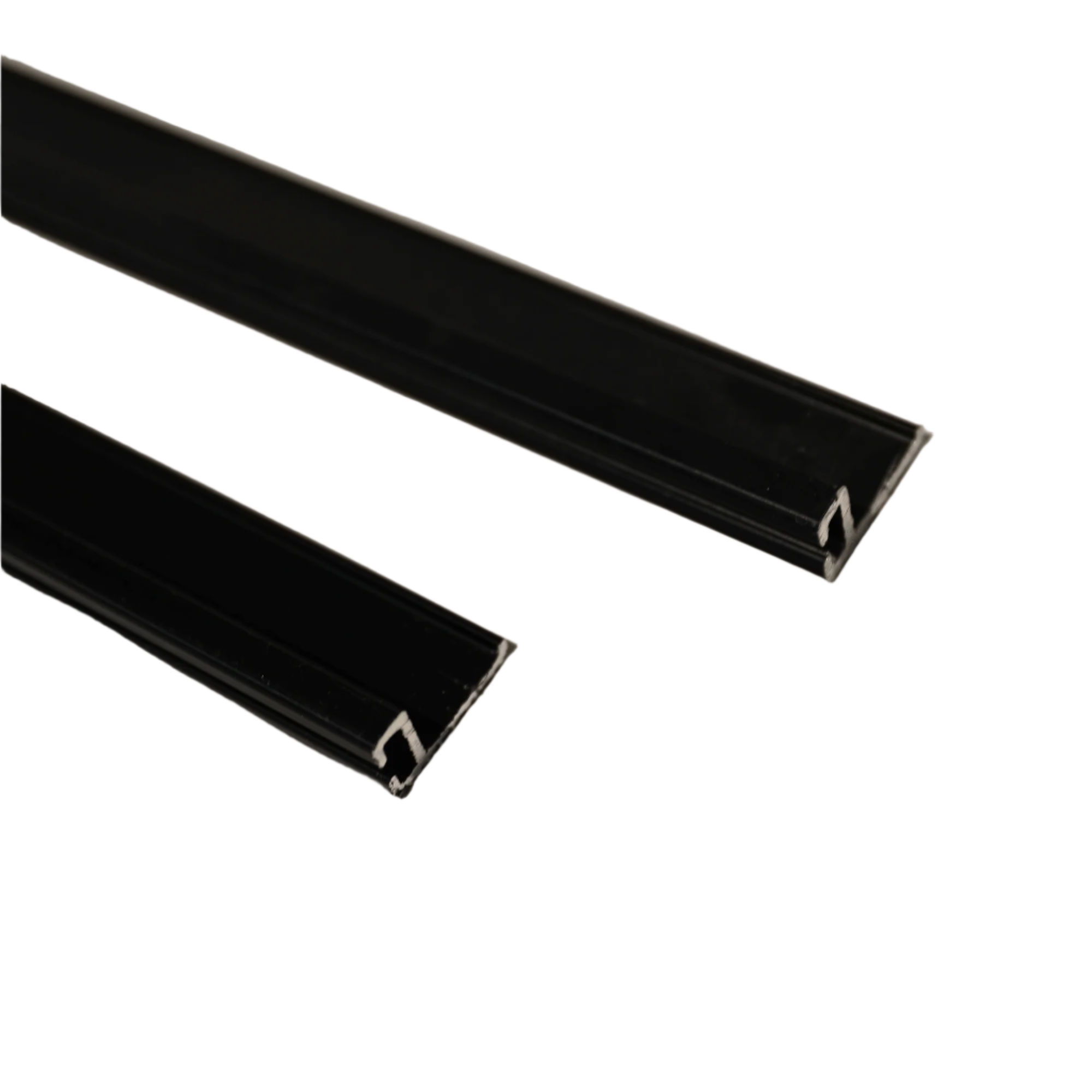 Van-X Barn Door Curtain Rails – 2x L-Shaped (90°) Rails for Van Curtain Kit Replacements or Spares