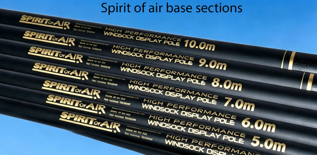 Replacement pole base section for Spirit of Air poles
