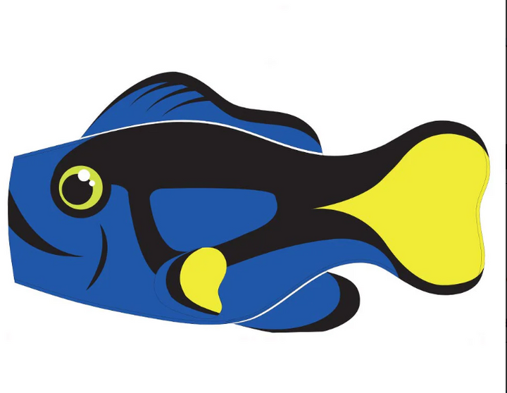 Blue Tang fish windsock by Life's a breeze