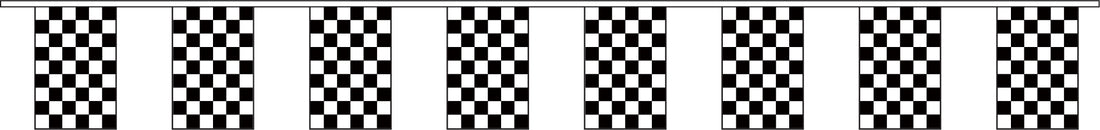 Chequered bunting