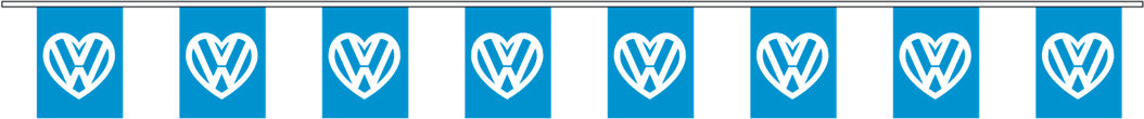 VW heart bunting 9m