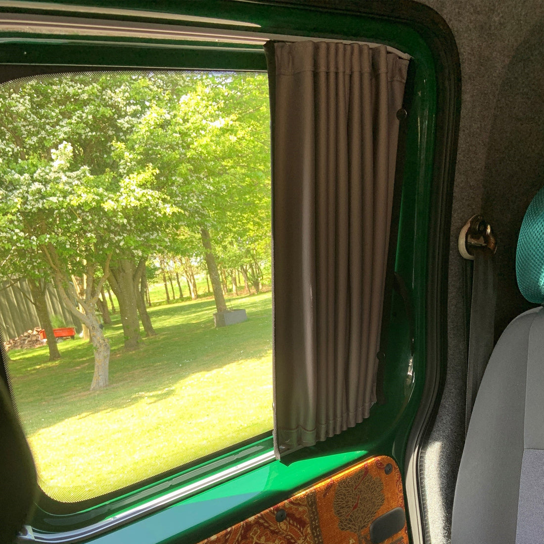 For VW Caddy Premium 1 x Side Sliding Door Window Curtains Van-X