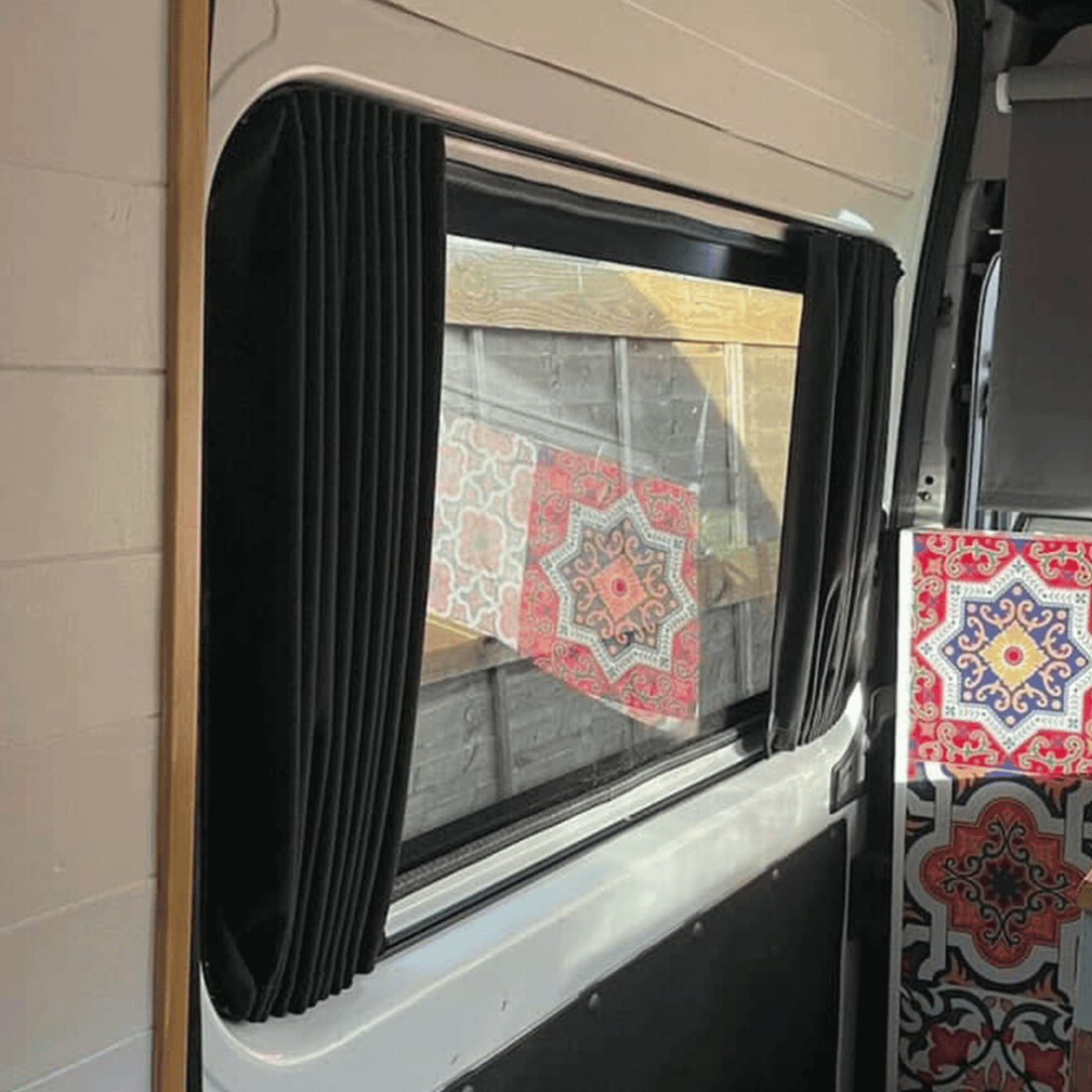 For Vauxhall Movano Premium 1 x Side Window Curtains | Van-X