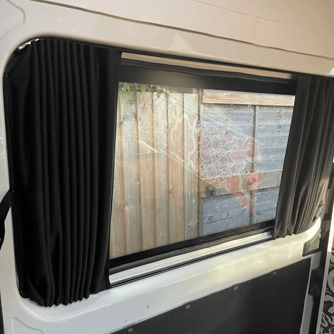 For Citroën Relay Premium Window Curtains - Black/Black - Custom Bundle Option | Van-X