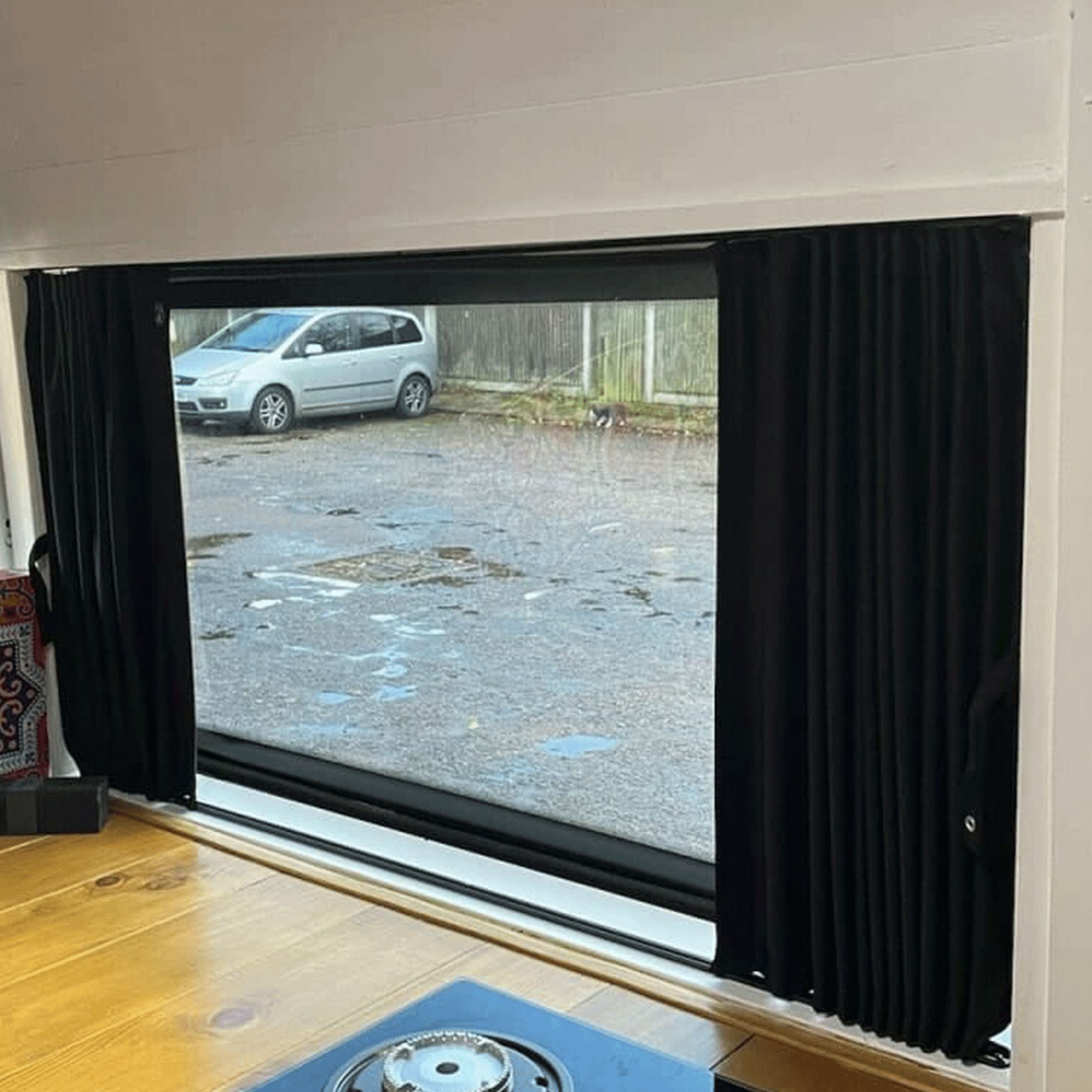 For MAN TGE / New Crafter Premium Window Curtains - Black/Black- CREATE YOUR OWN BUNDLE | Van-X
