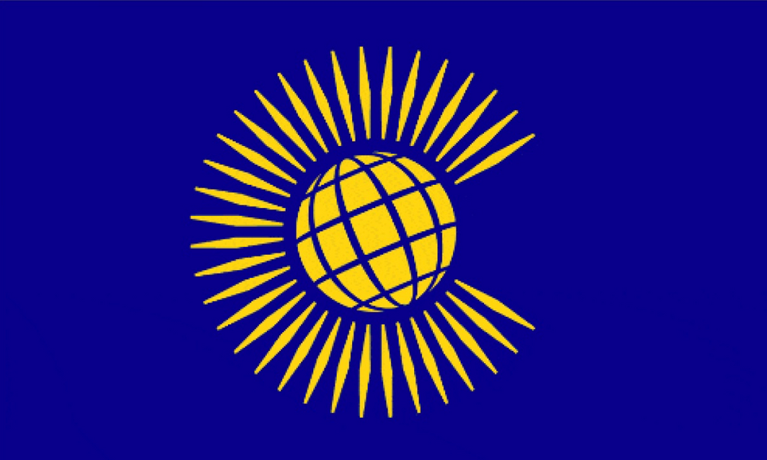 Commonwealth flag 5ft x 3ft polyester with eyelets